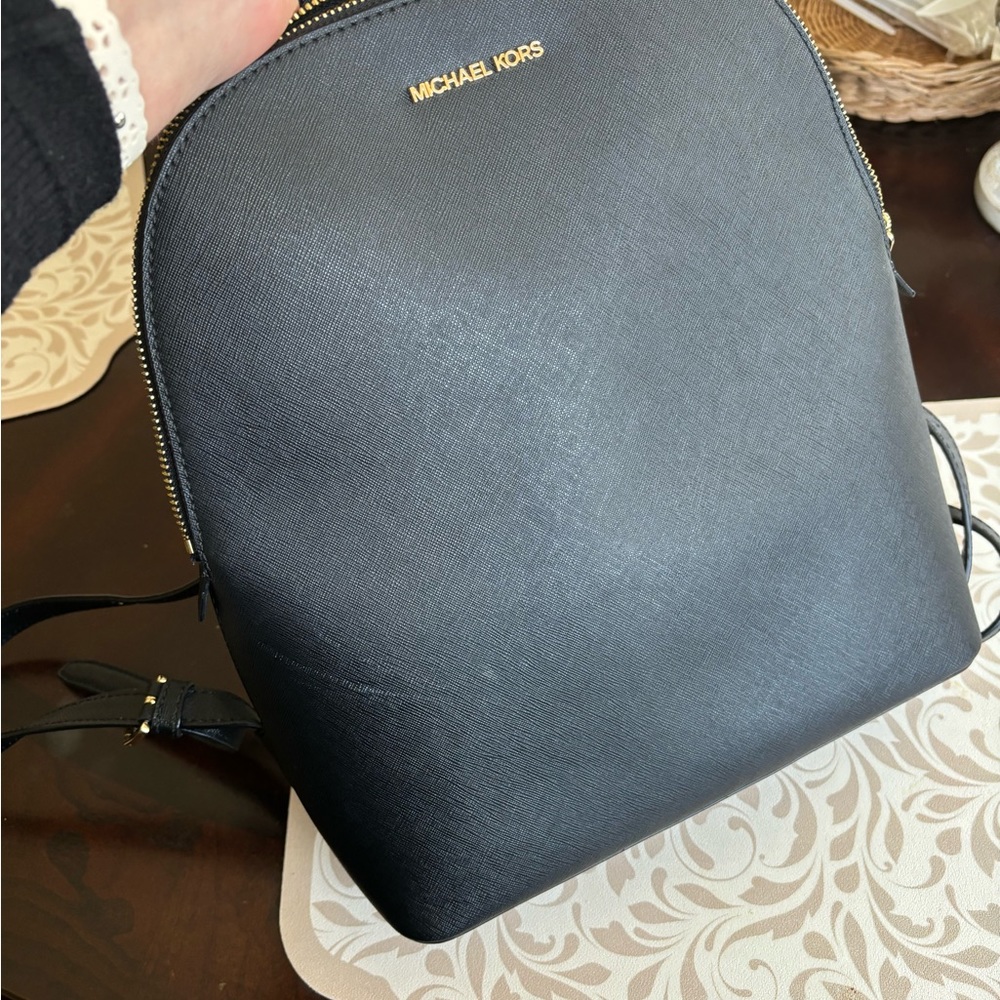 Michael Kors black backpack new condition